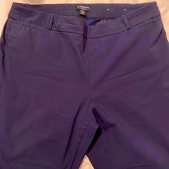 Liz Claiborne dark navy slacks - Picture 1 of 5